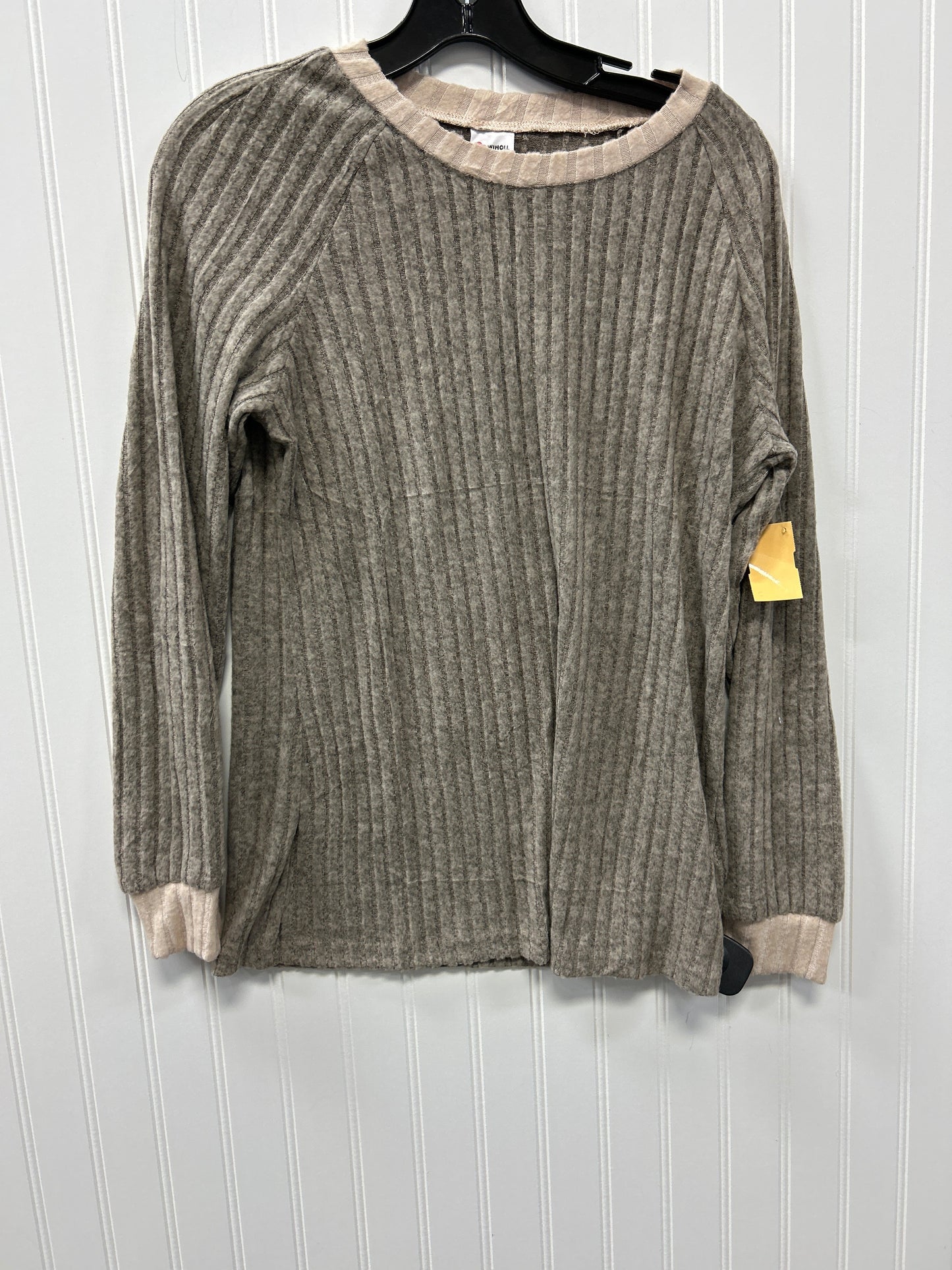 Top Ls By Clothes Mentor In Tan, Size:S