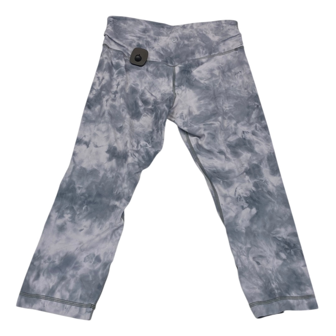 Athletic Leggings By Lululemon In Grey, Size:8