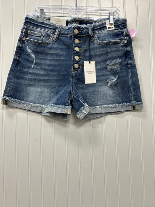 Shorts By Judy Blue In Blue Denim, Size:Xl