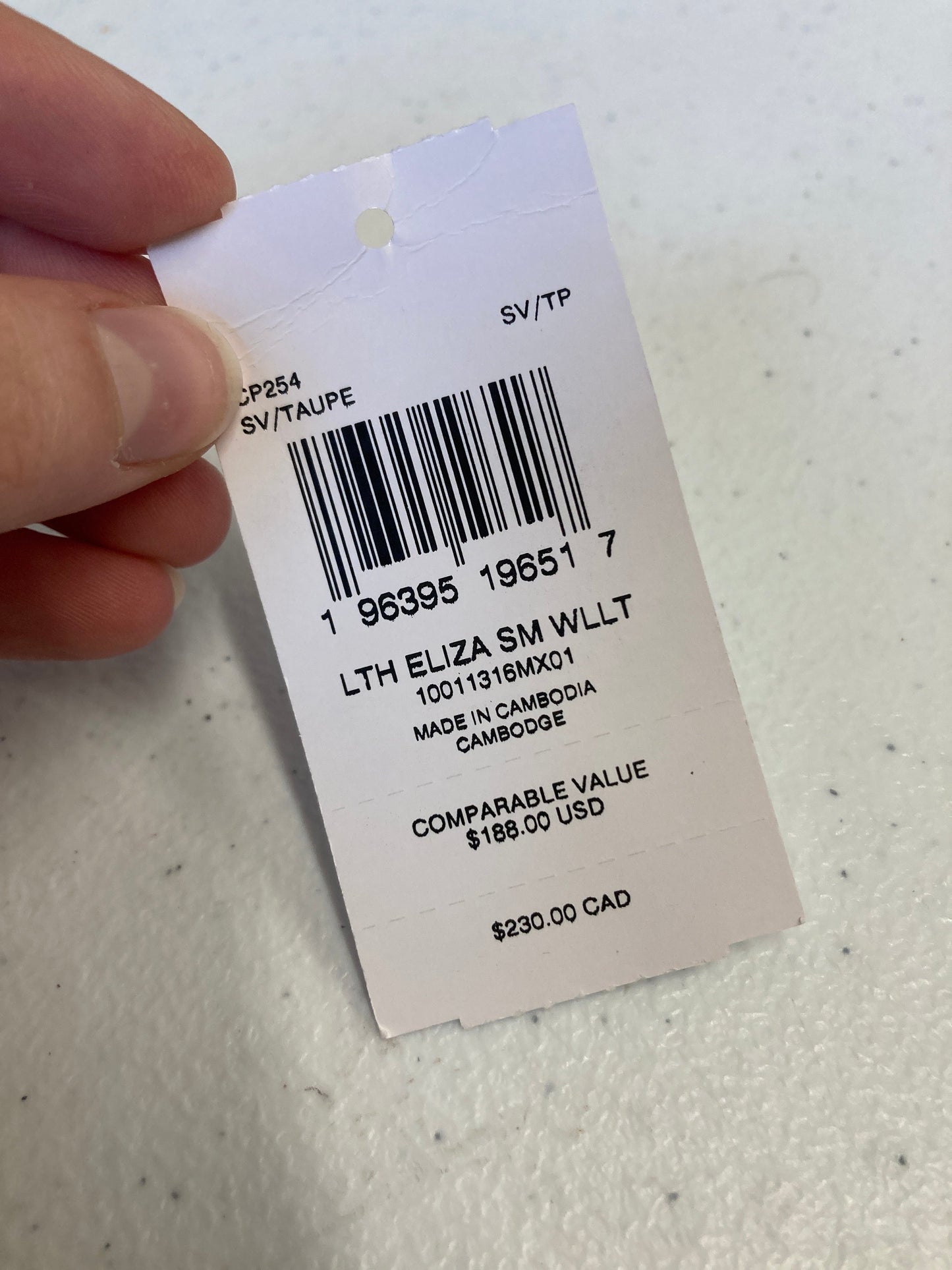 Wallet Designer By Coach In Tan, Size:Small