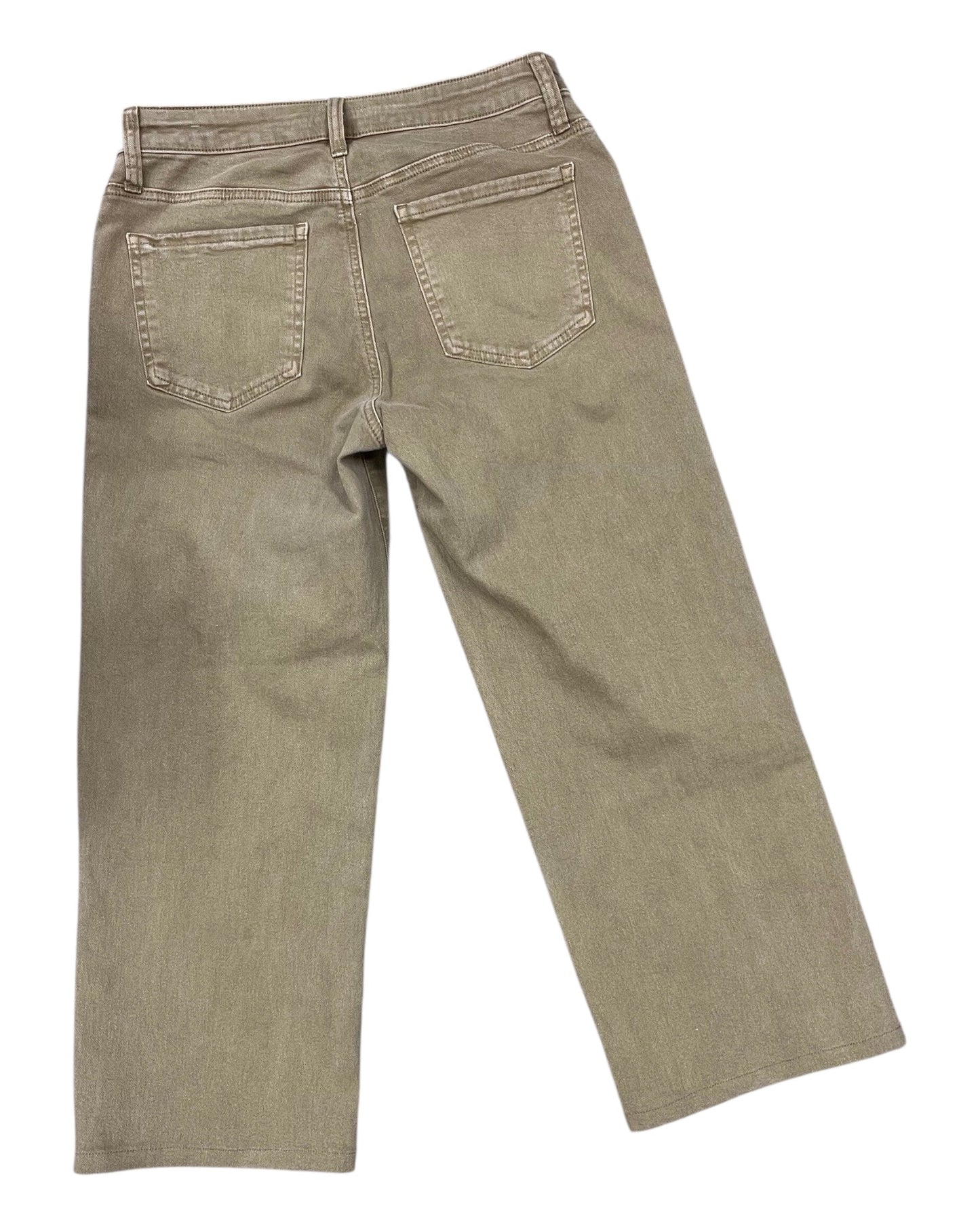 Jeans Cropped By Kut In Tan, Size:6
