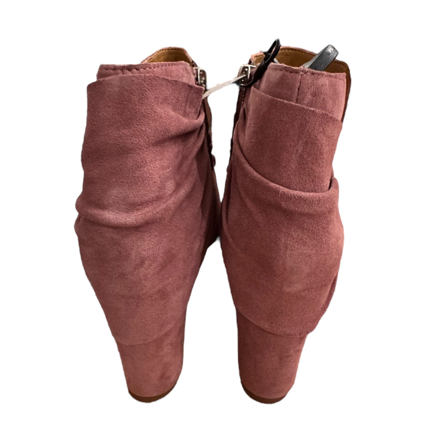 Boots Ankle Heels By Franco Sarto In Pink, Size:6.5