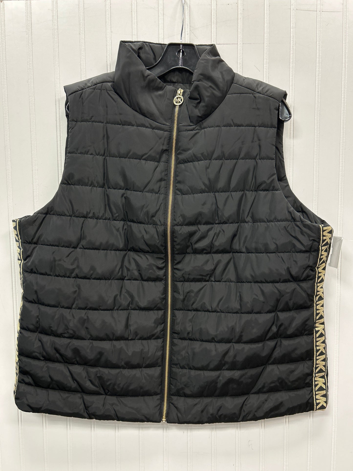 Vest Puffer & Quilted By Michael By Michael Kors In Black, Size:Xl