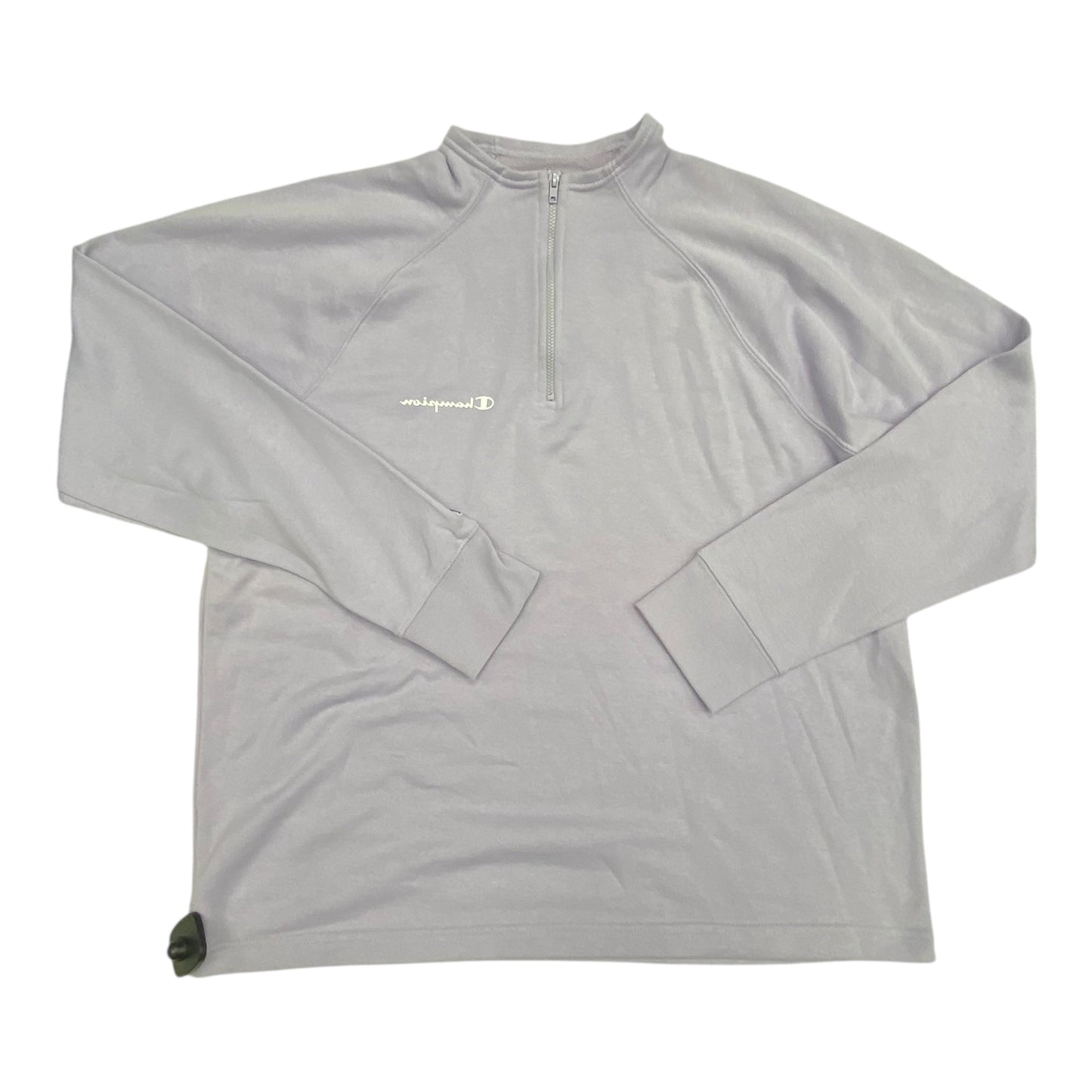 Athletic Sweatshirt Collar By Champion In Purple, Size:Xl