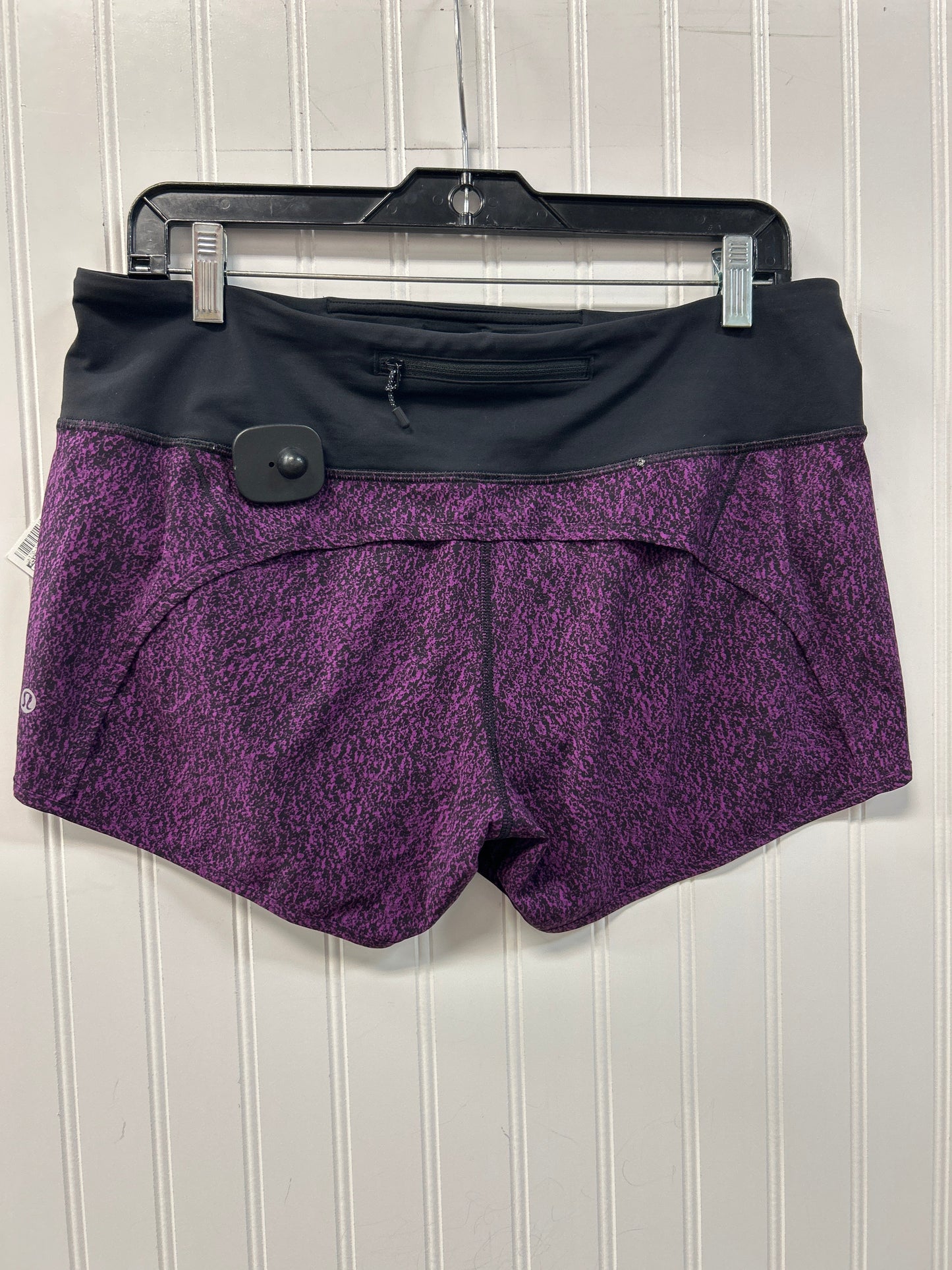 Athletic Shorts By Lululemon In Purple, Size:8