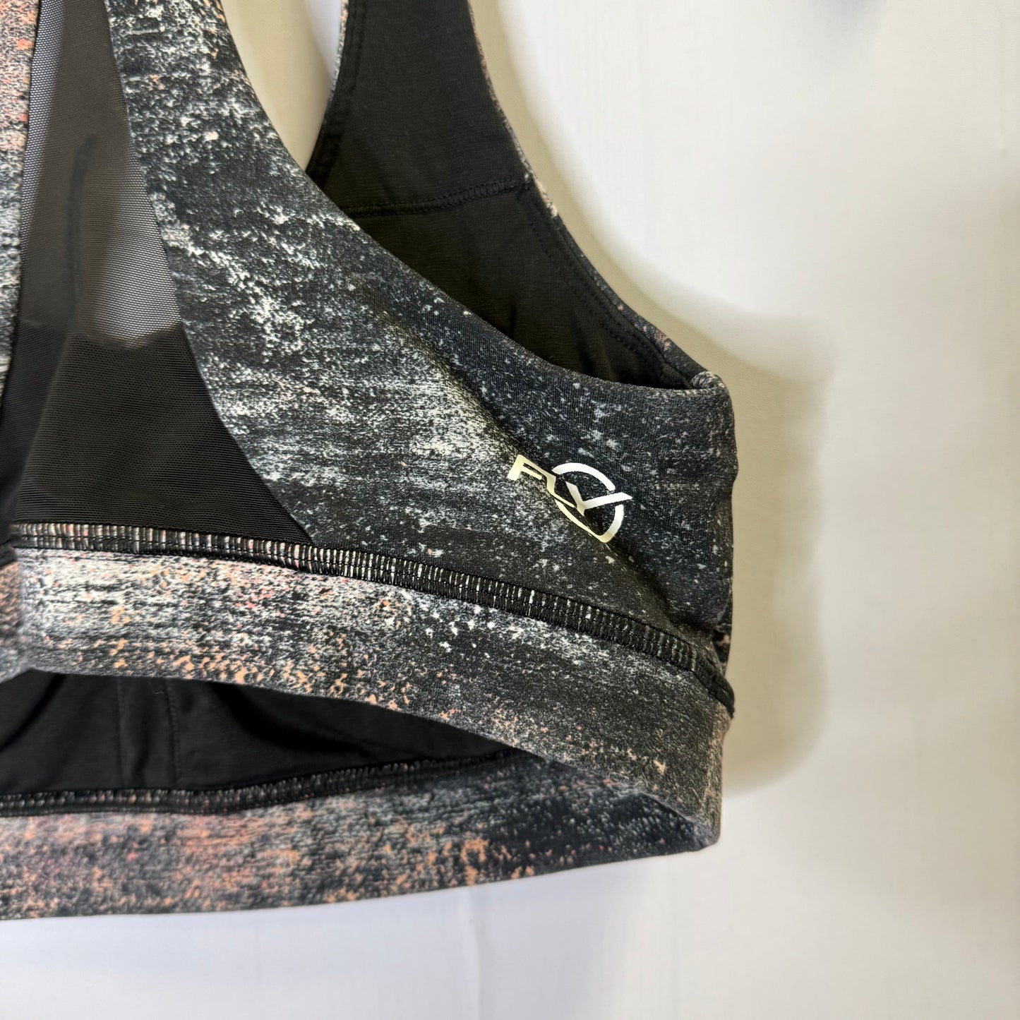 Athletic Bra By Lululemon In Grey & Pink, Size: 6