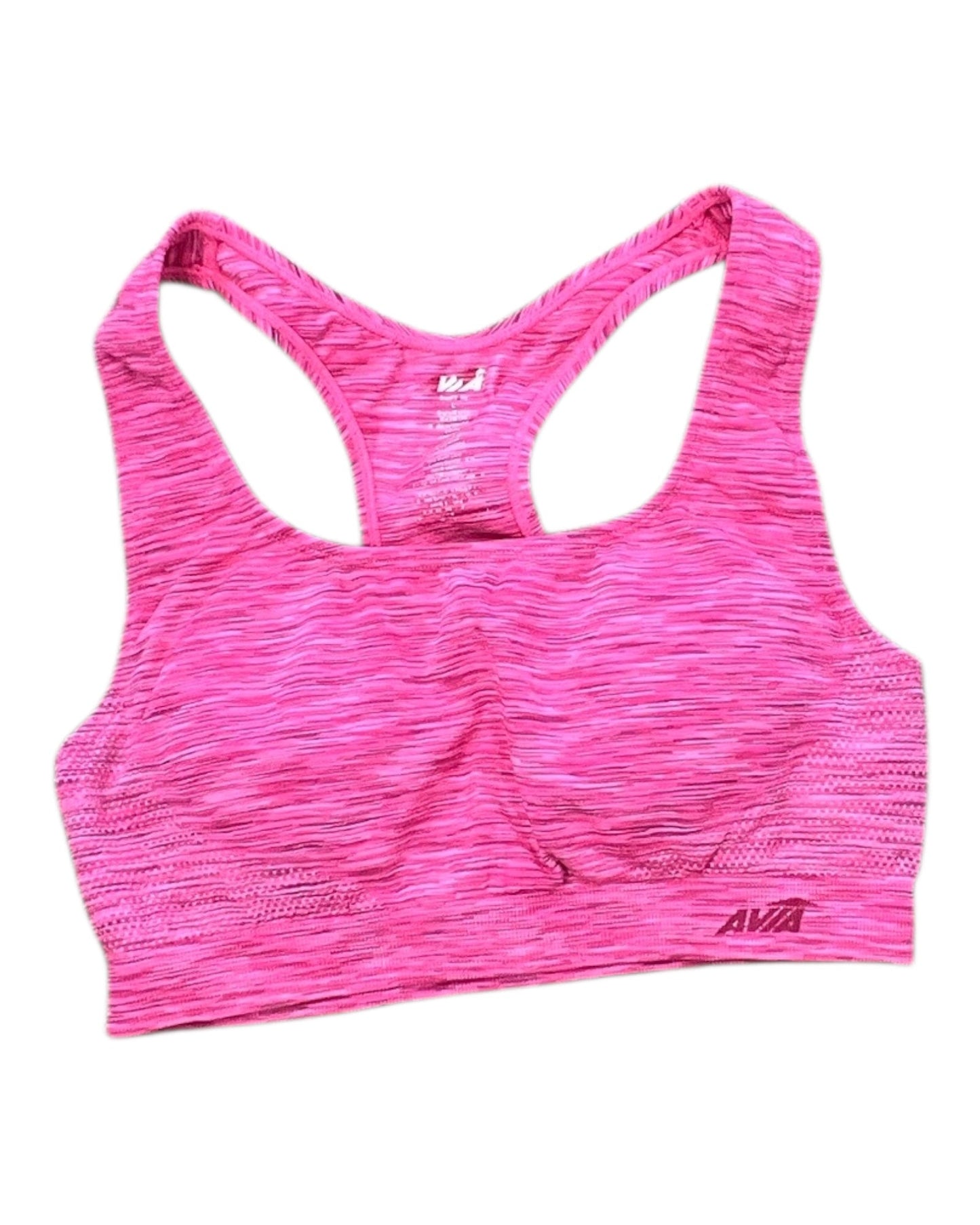 Athletic Bra By Avia In Pink, Size:L
