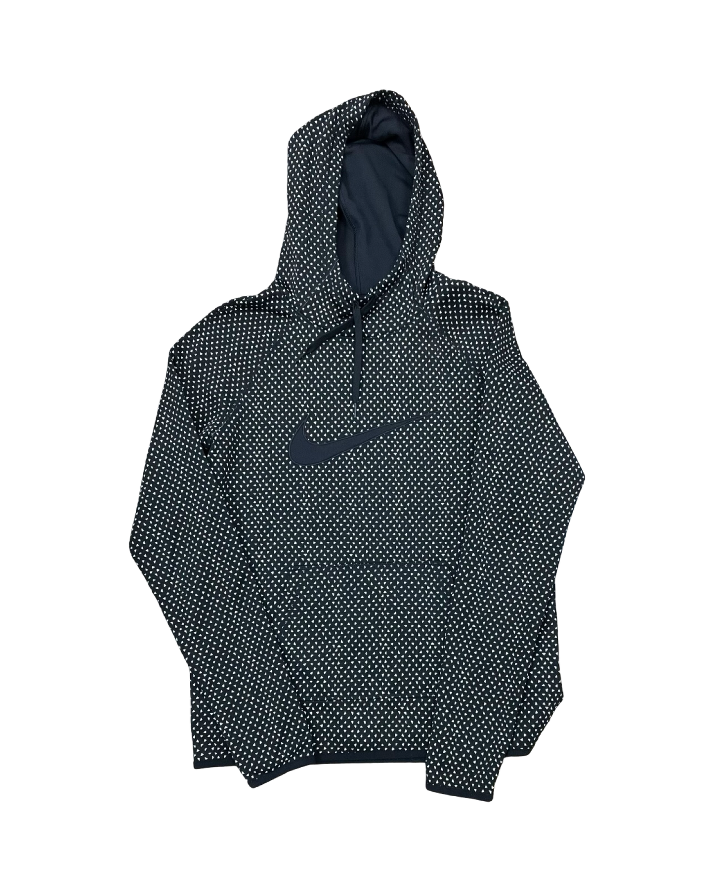 Sweatshirt Hoodie By Nike In Black & White, Size:S
