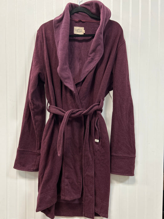 Sweater Cardigan Designer By Ugg In Purple, Size:Xl