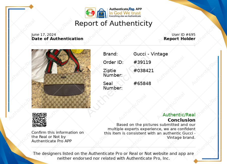 Crossbody Luxury Designer By Gucci, Size: Medium