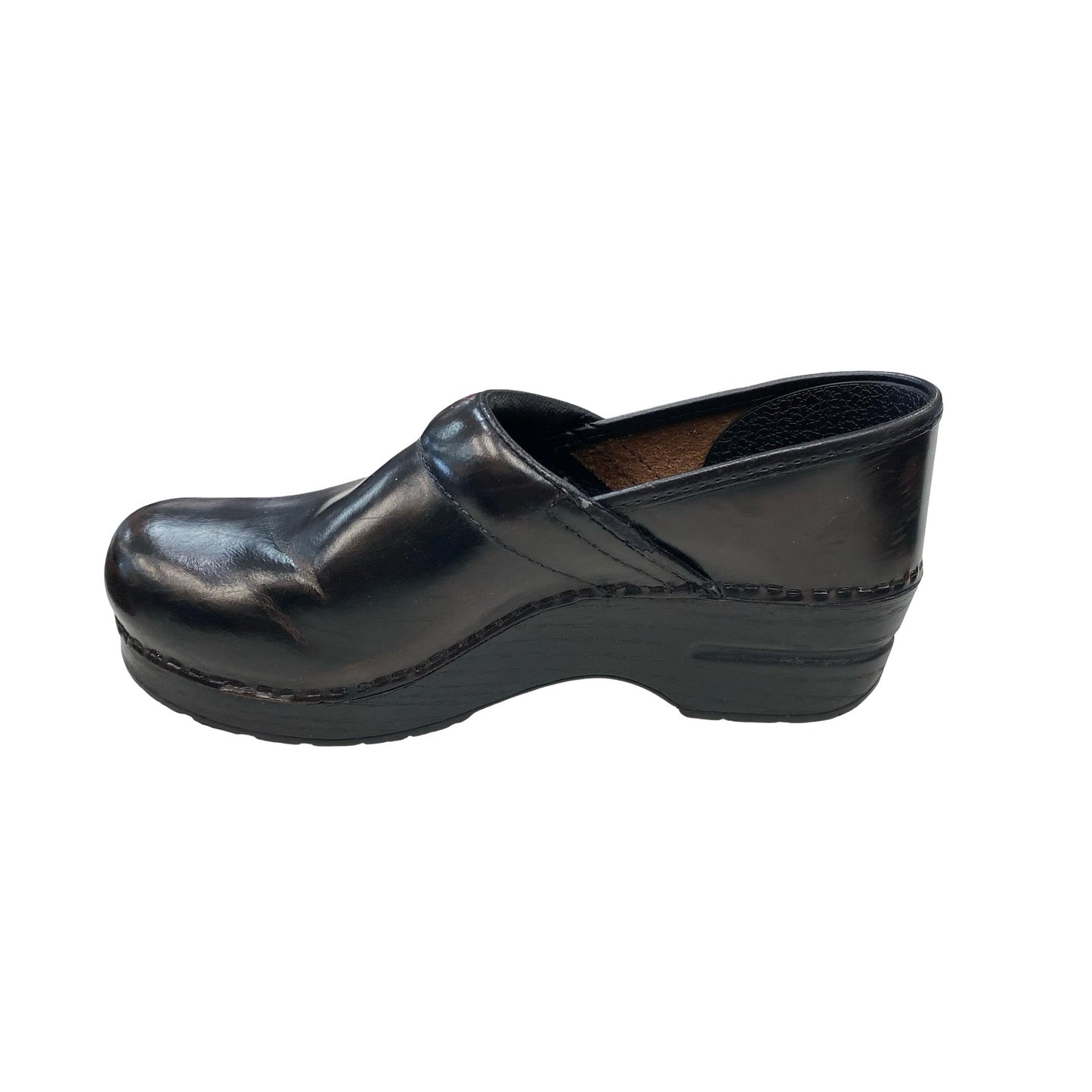 Shoes Flats By Dansko In Black & Brown, Size:7.5
