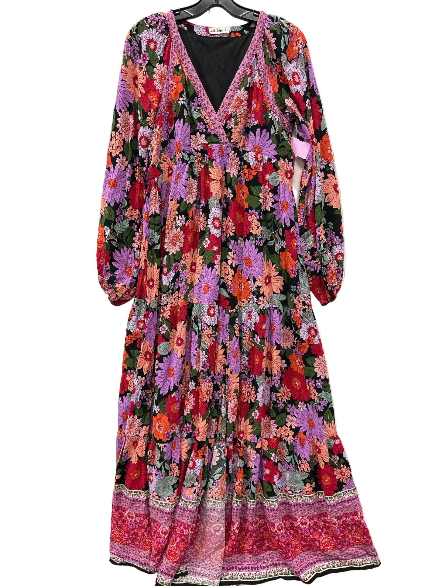 Dress Casual Maxi By In Loom In Floral Print, Size:M