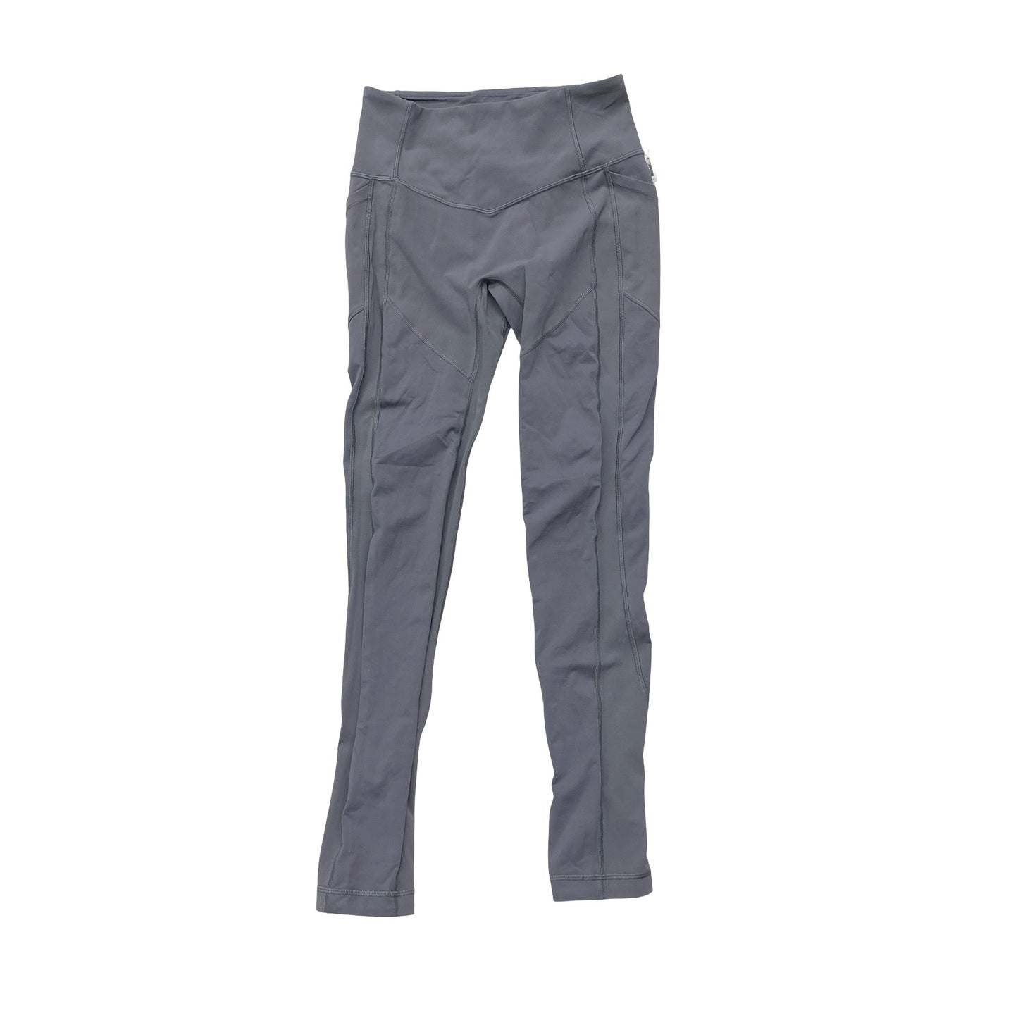 Athletic Leggings By Lululemon In Grey, Size:6