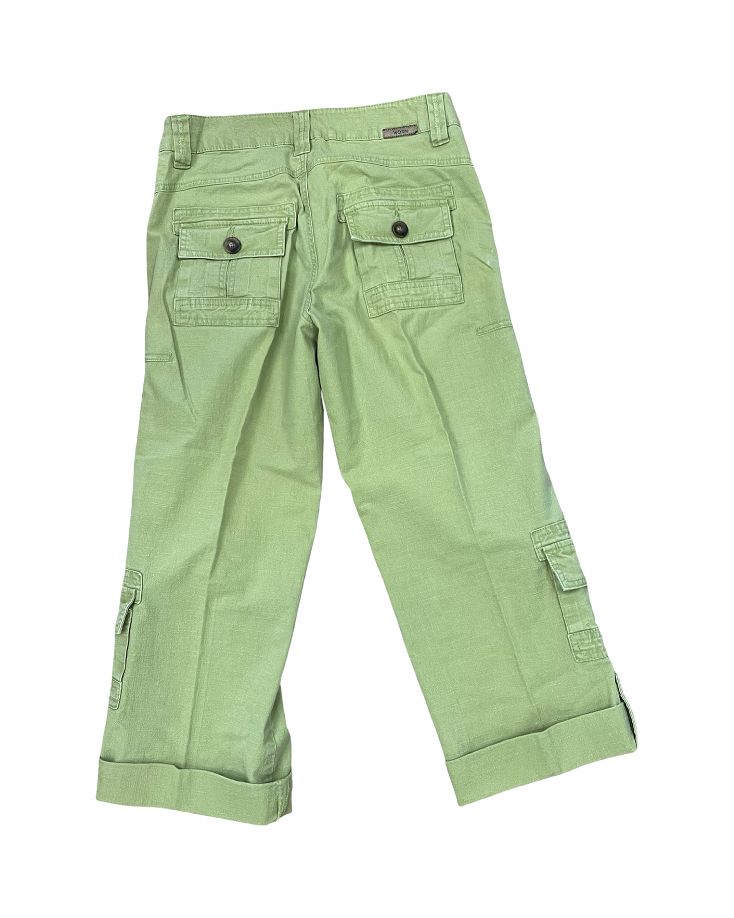 Pants Cropped By Clothes Mentor In Green, Size:6