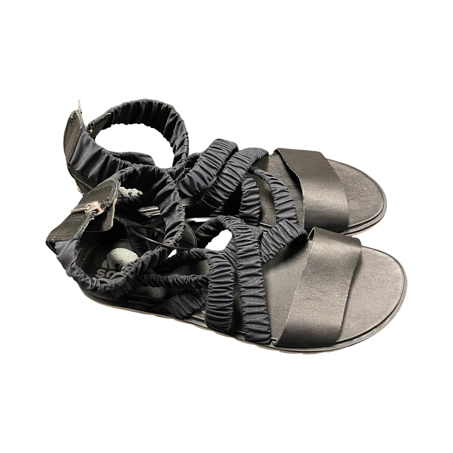 Sandals Designer By Sorel In Black, Size:9