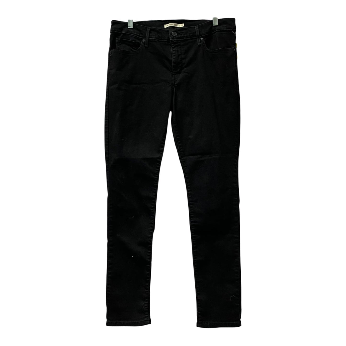 Jeans Skinny By Levis In Black, Size:12