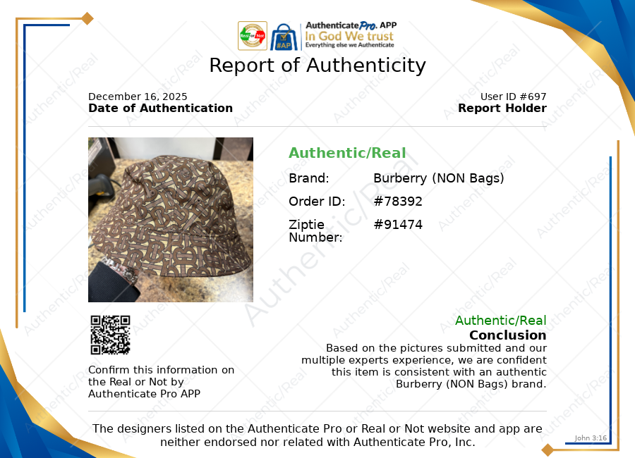 Hat Luxury Designer By Burberry, Size: M