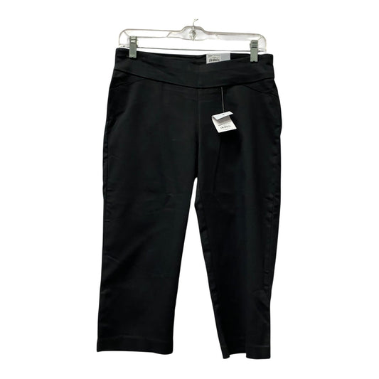 Pants Cropped By Croft And Barrow In Black, Size:4P