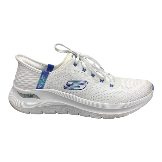 Shoes Sneakers By Skechers In White, Size:9.5