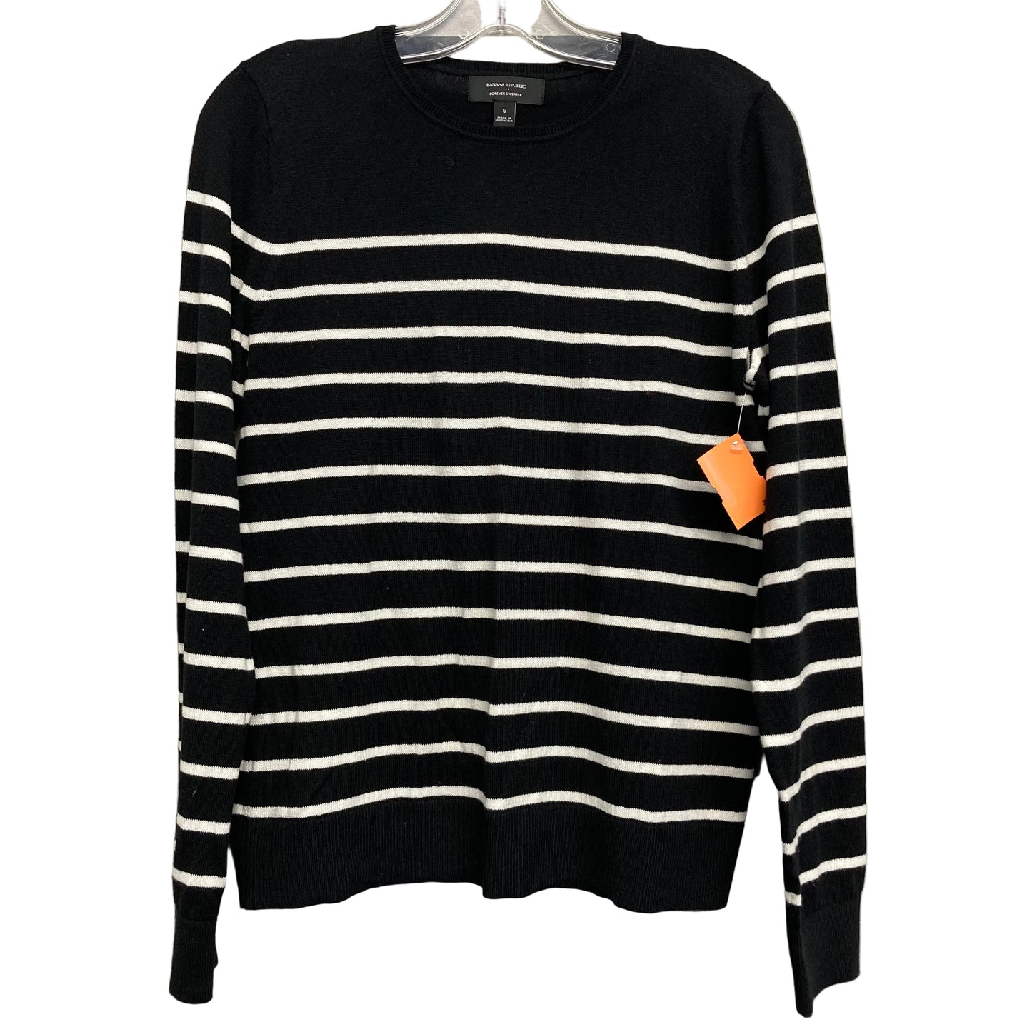 Sweater By Banana Republic In Black & White, Size:S