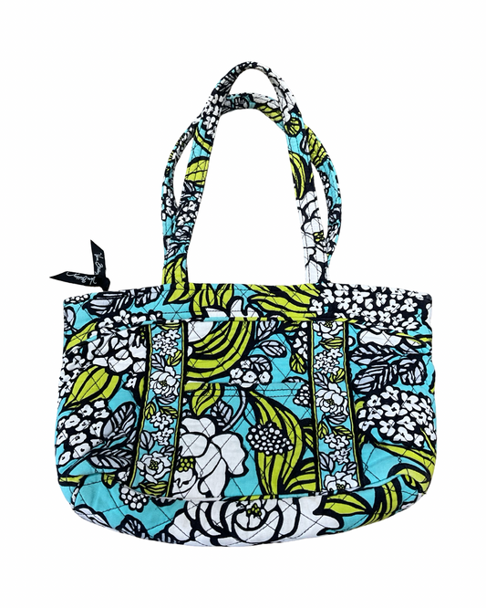 Handbag By Vera Bradley In Green & Yellow, Size:Medium