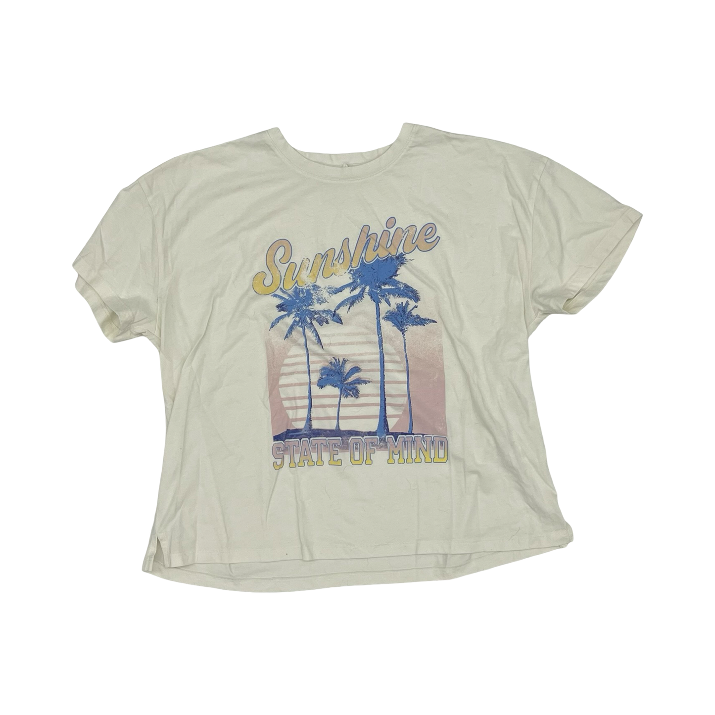 Top Ss By Maurices In Cream, Size:Xl