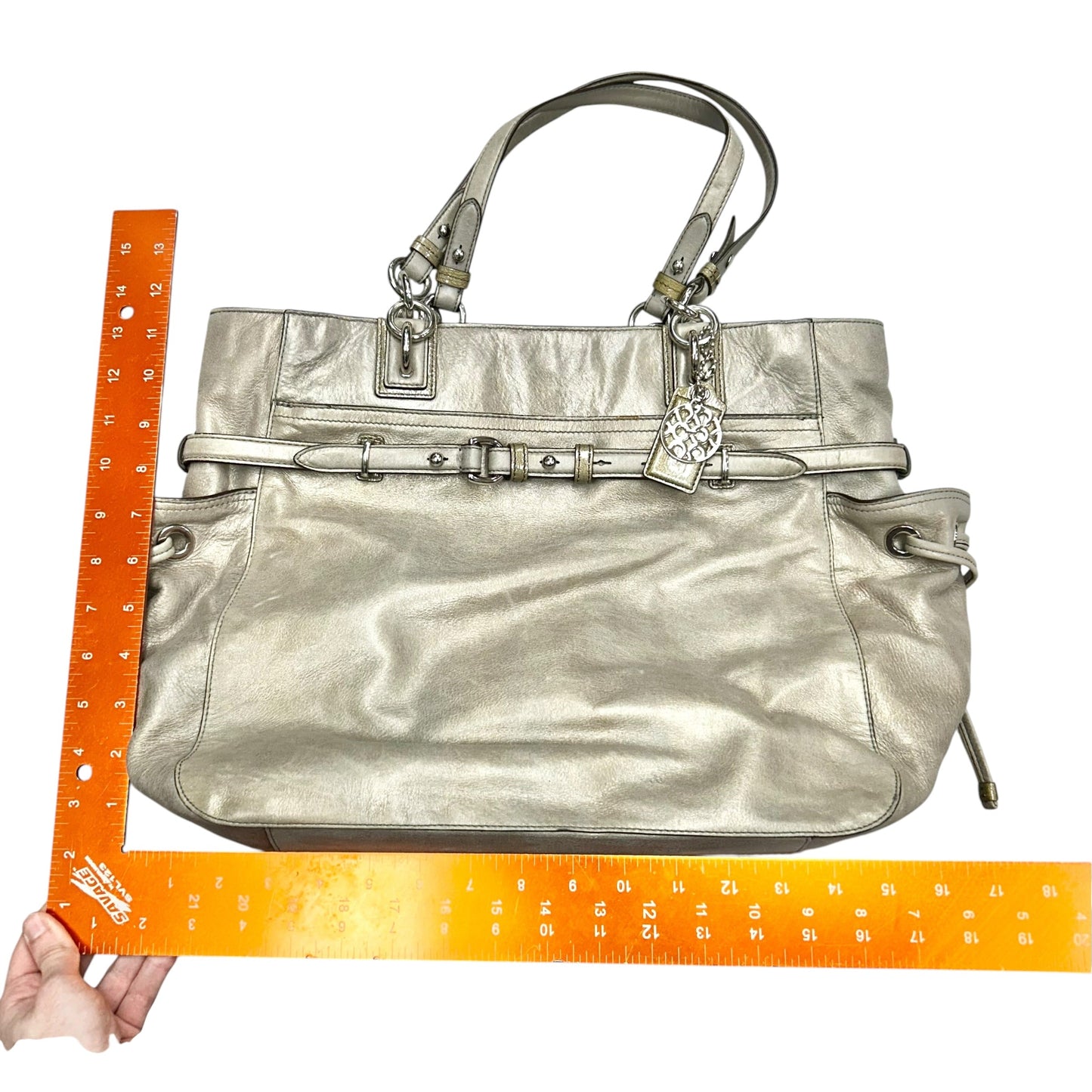 Tote Designer By Coach, Size: Large