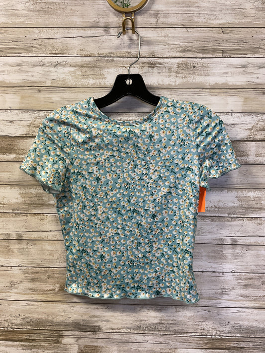 Top Ss By Shein In Floral Print, Size:Xs