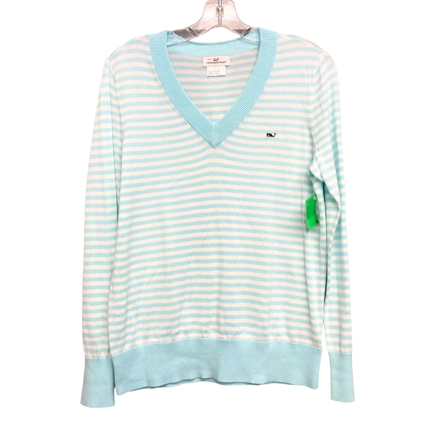 Sweater By Vineyard Vines In Blue & White, Size:S