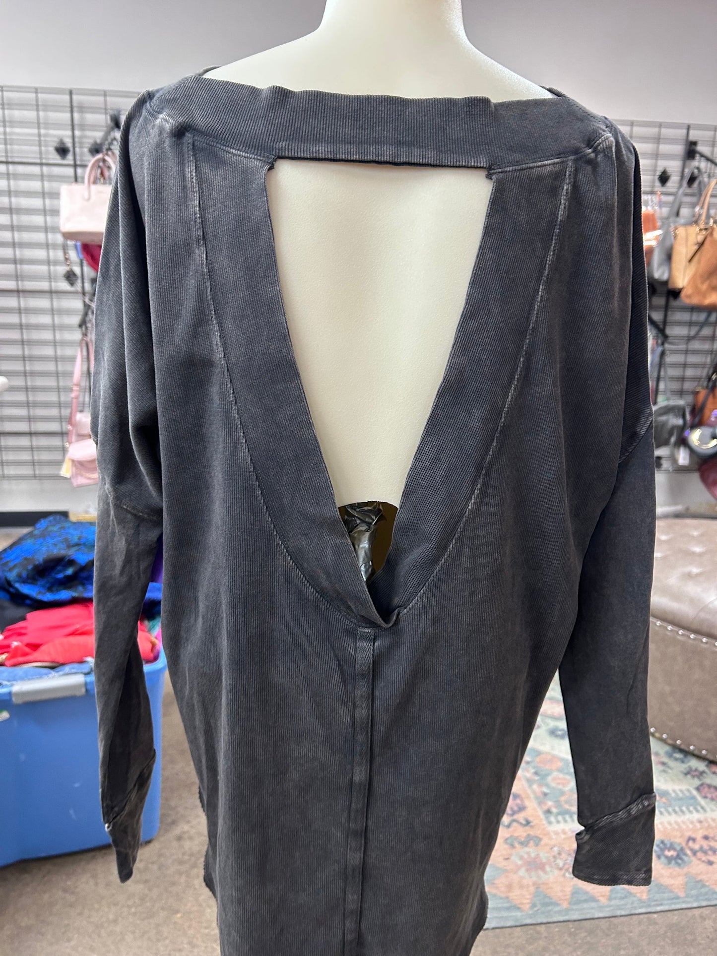 Top Ls By Free People In Grey, Size:Xs