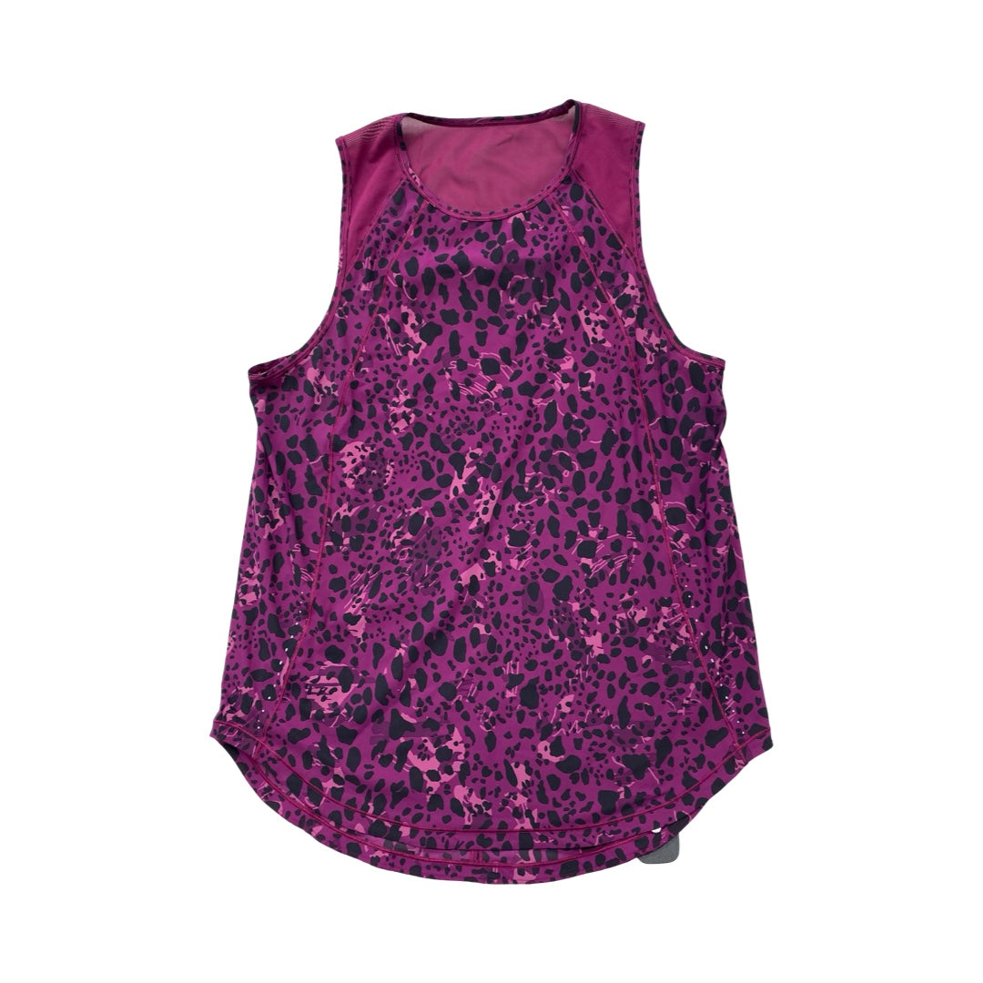 Athletic Tank Top By Lululemon In Animal Print, Size:L