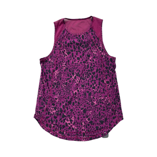 Athletic Tank Top By Lululemon In Animal Print, Size:L