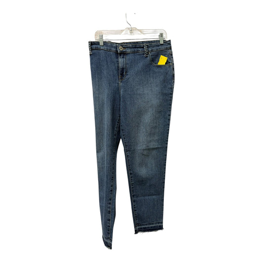 Jeans Skinny By Style And Company In Blue, Size:16