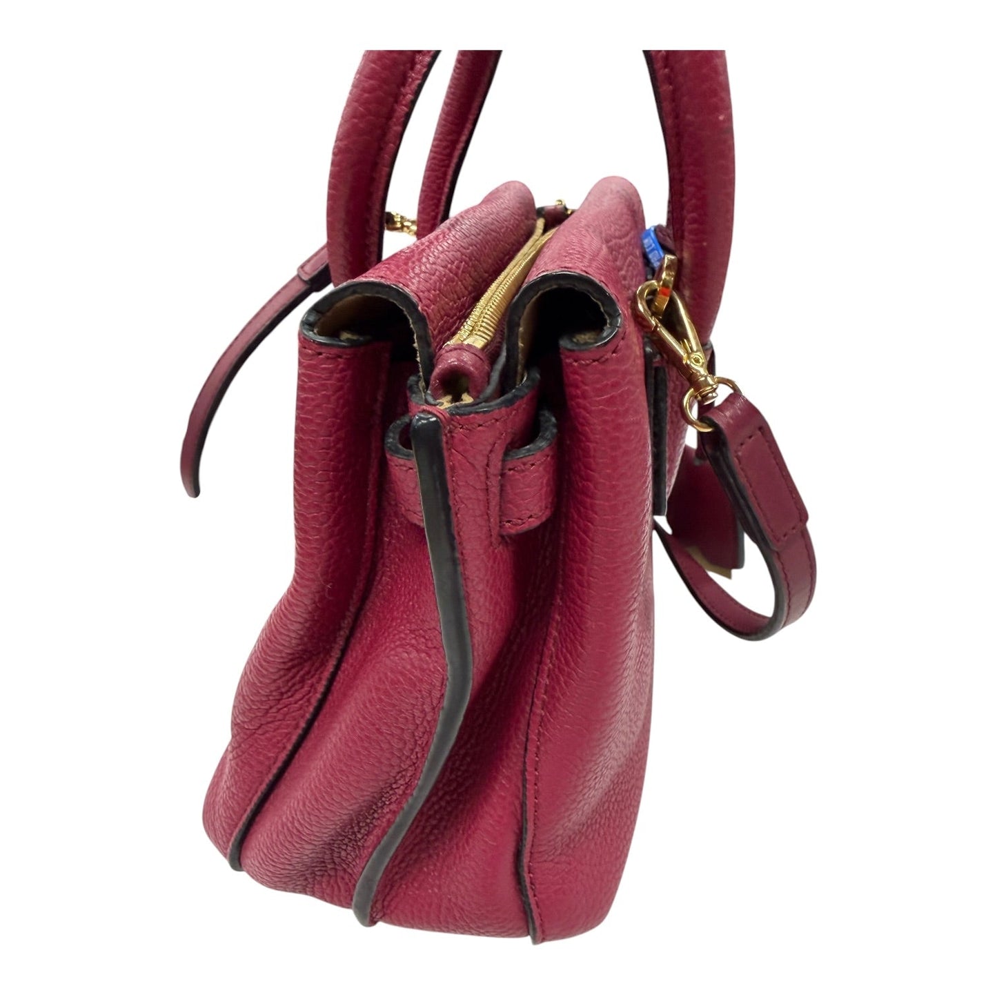 Handbag Luxury Designer By Mcm In Pink, Size:Small