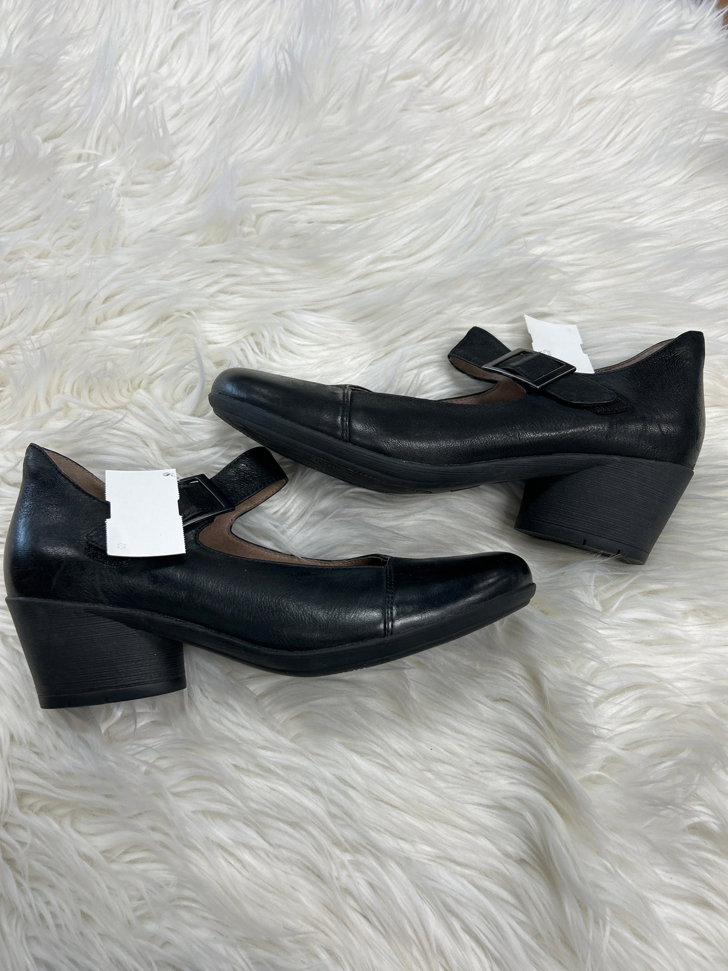Shoes Heels Block By Dansko In Black, Size:11