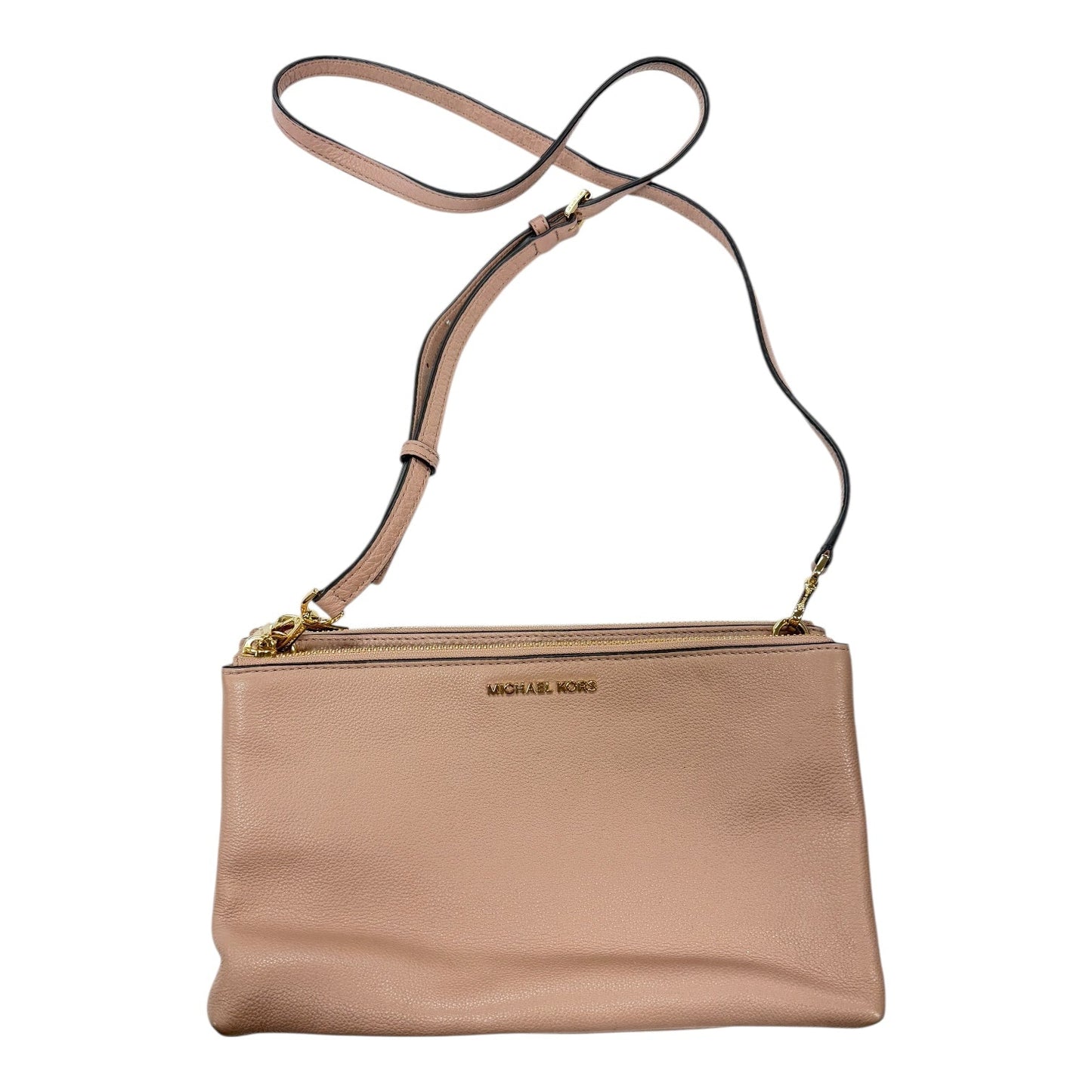 Crossbody Designer By Michael Kors In Pink, Size:Medium