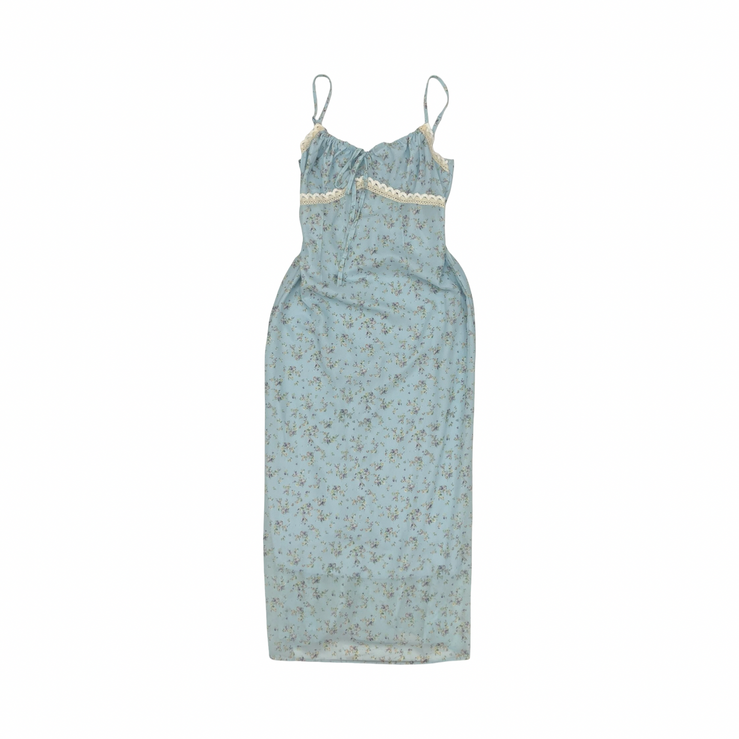 Dress Party Midi By Cme In Blue, Size:L