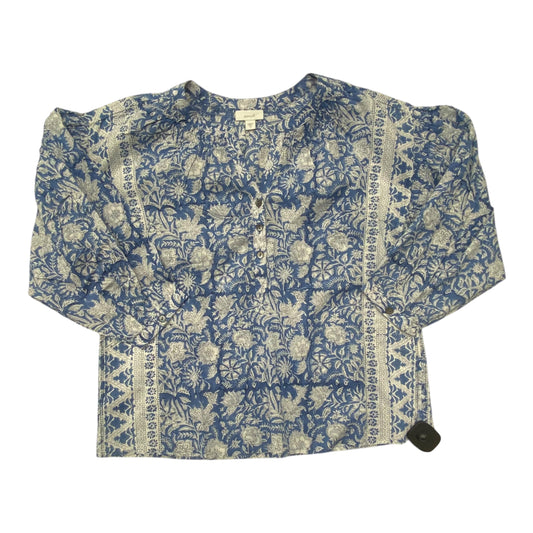 Top Ls By Pure Jill In Blue, Size:Xs