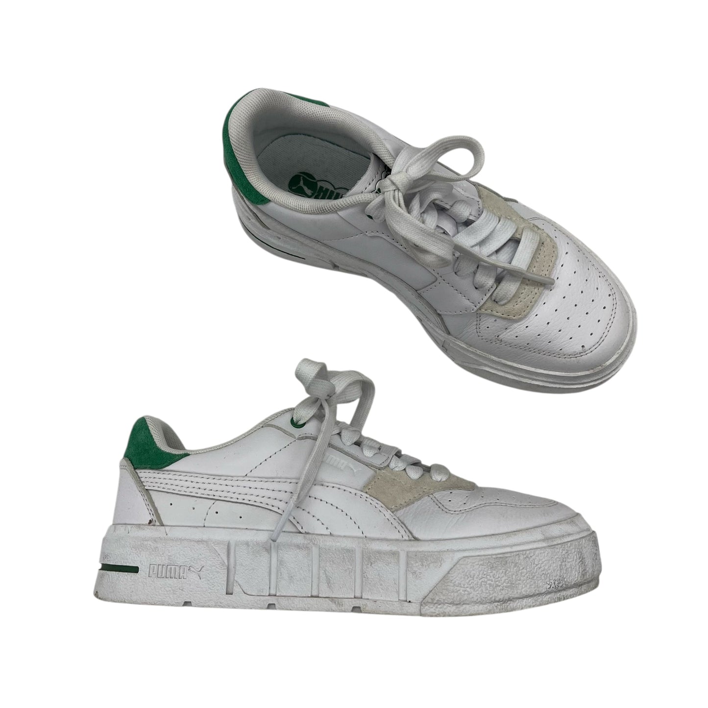 Shoes Sneakers By Puma In Green & White, Size:7