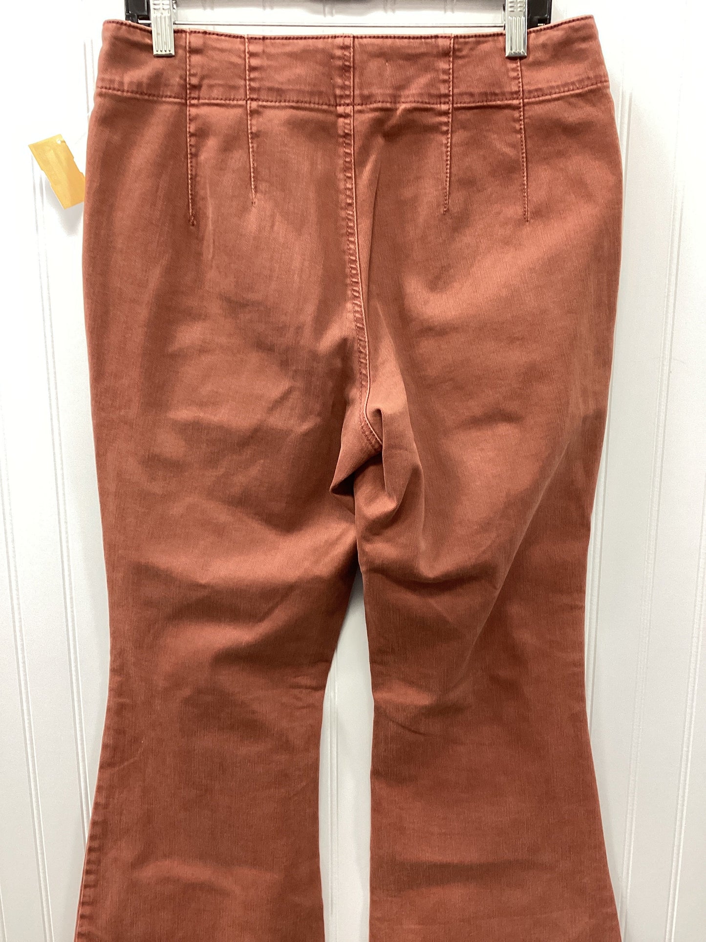 Jeans Flared By Maurices In Brown Denim, Size:12