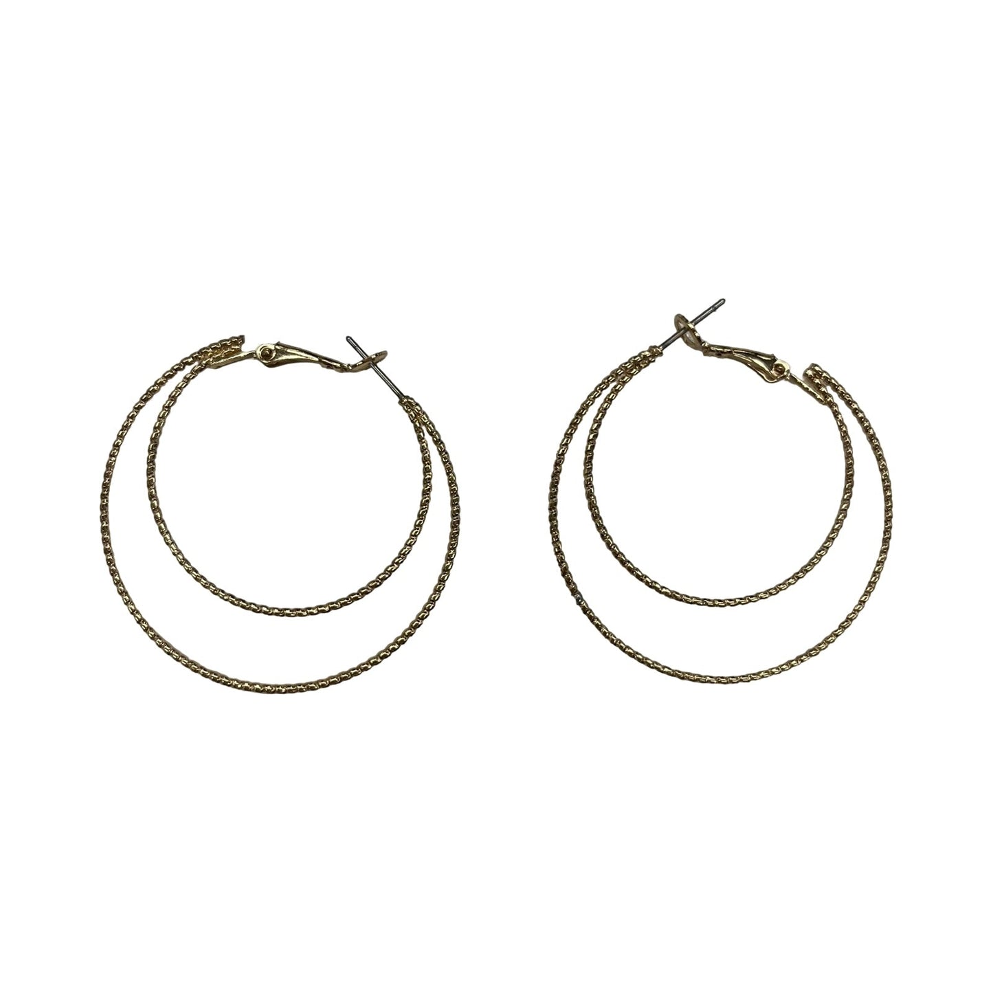Earrings Hoop By Clothes Mentor In Gold
