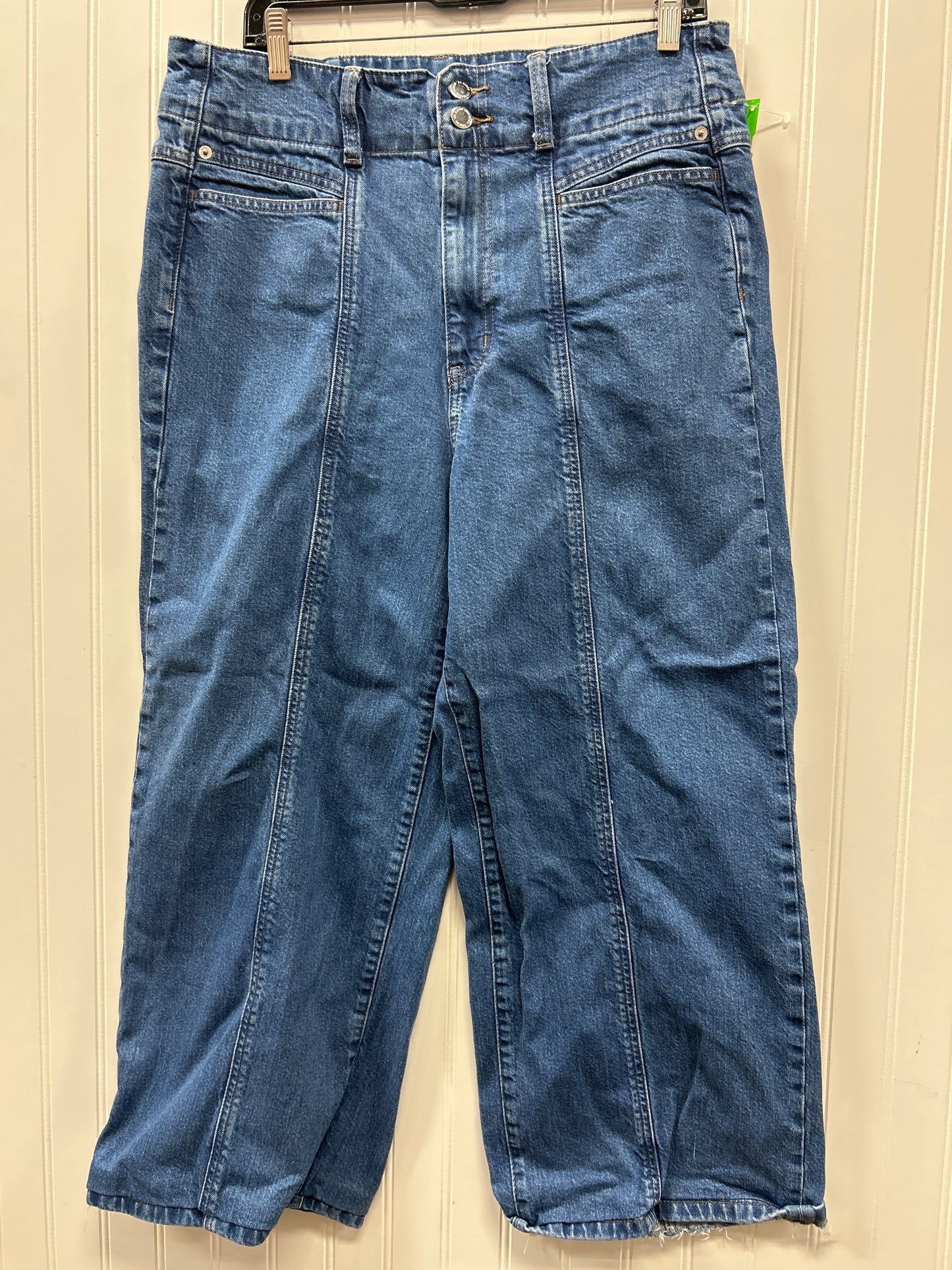 Jeans Wide Leg By Universal Thread In Blue Denim, Size:14