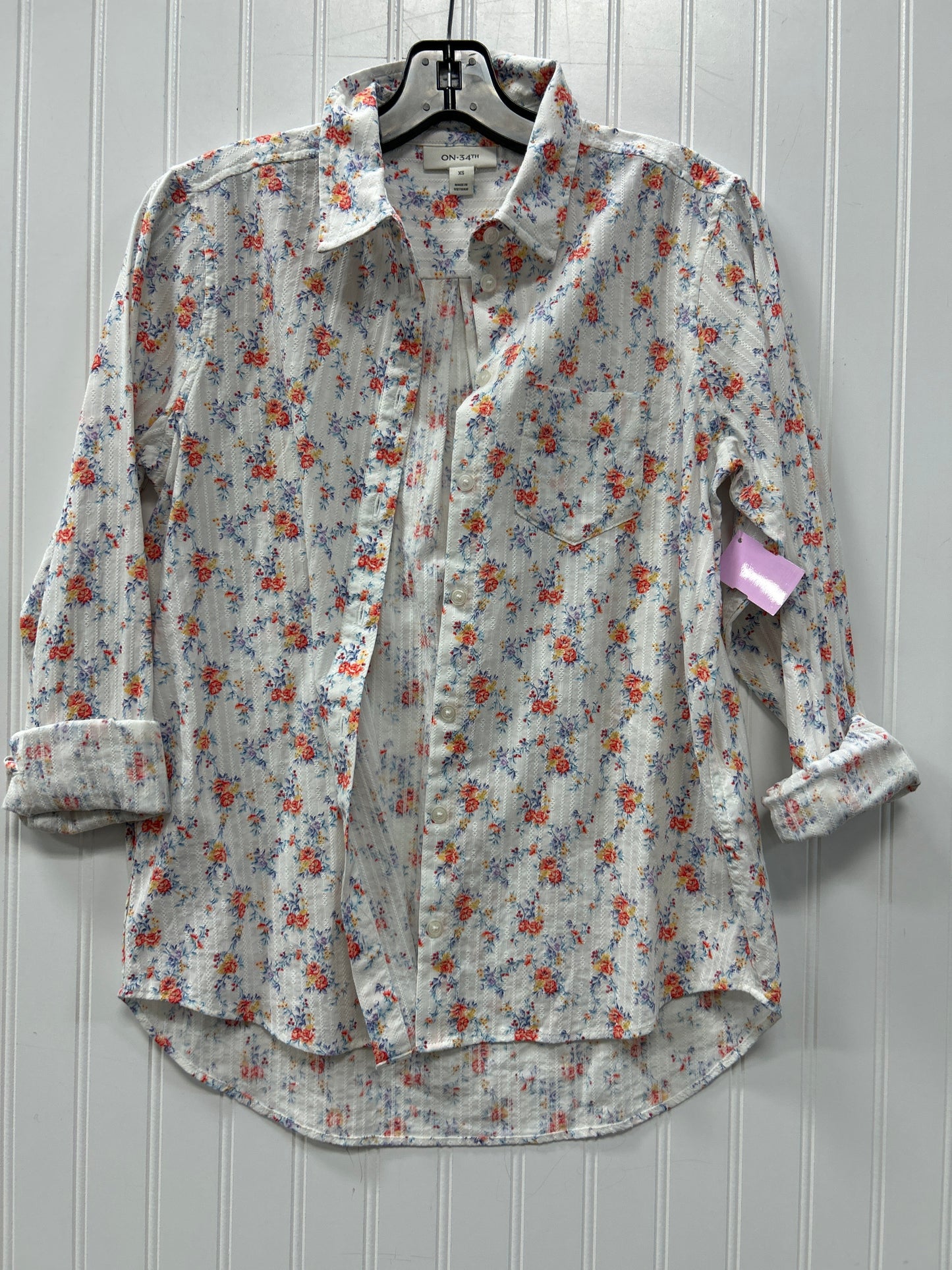Top Ls By On 34Th In Cream, Size:Xs