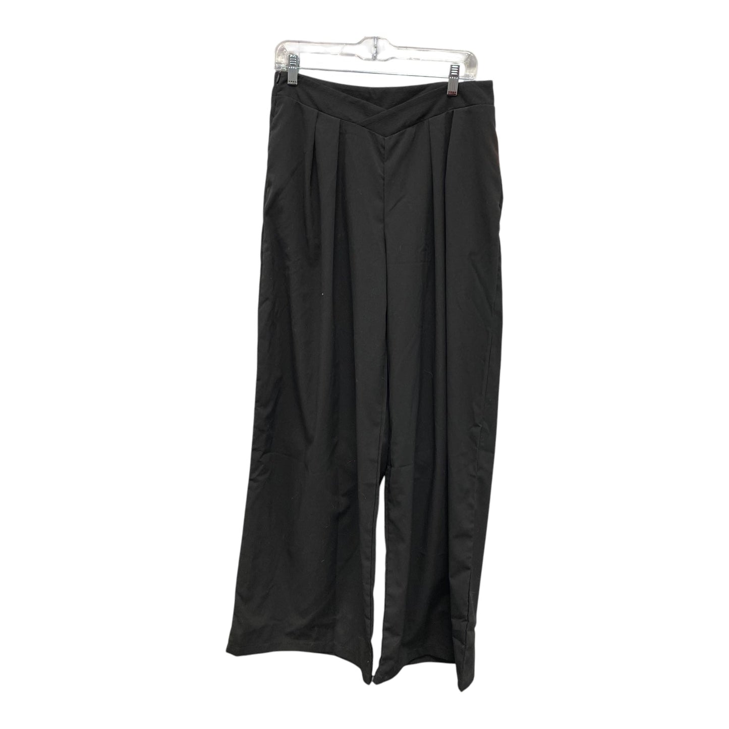 Pants Wide Leg By Shein In Black, Size:L (12)