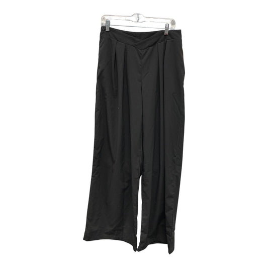 Pants Wide Leg By Shein In Black, Size:L (12)