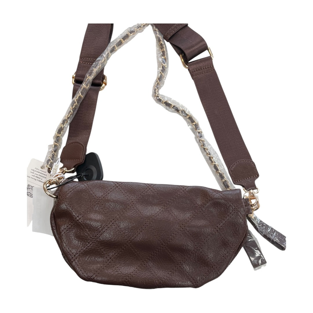 Belt Bag By Urban Expressions In Brown, Size:Medium
