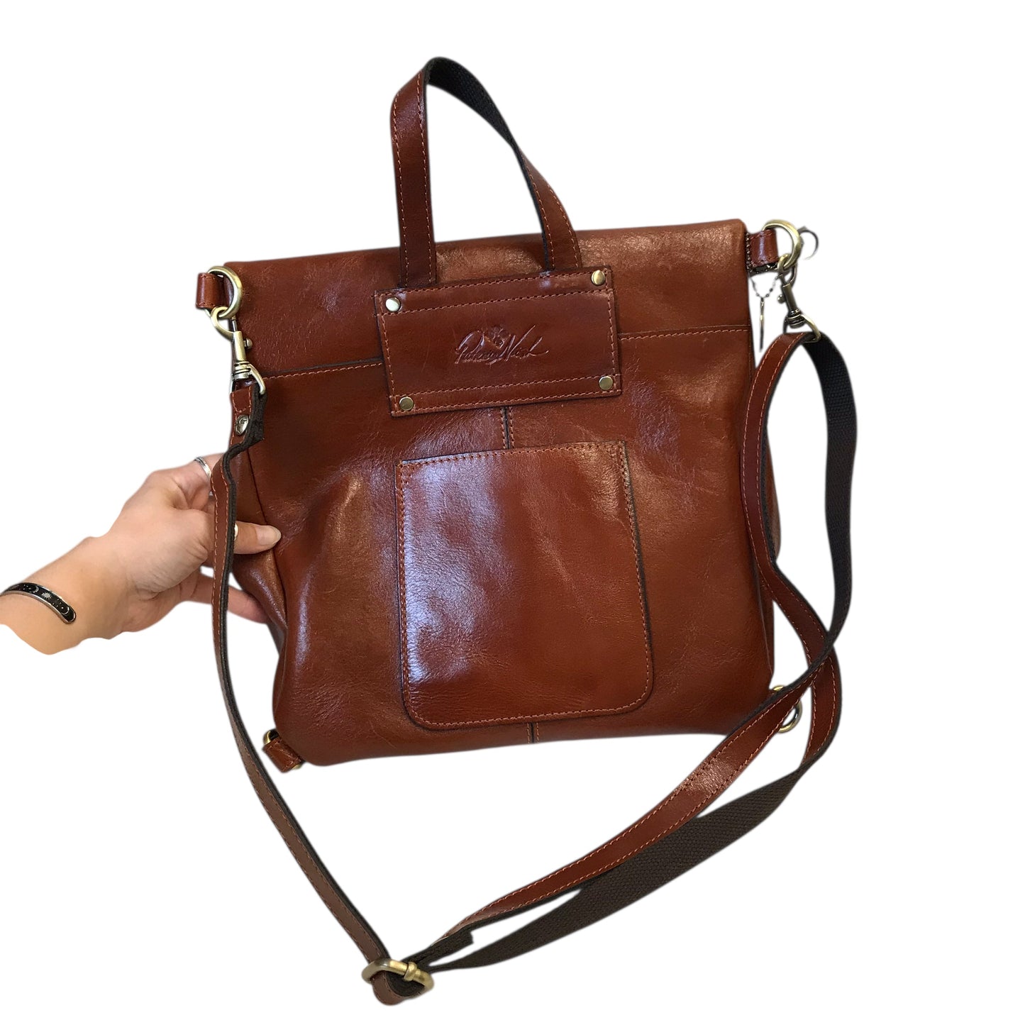 Handbag Designer By Patricia Nash In Brown, Size:Large