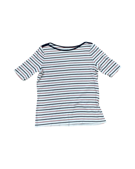 Top Ss By St Johns Bay In Blue Red & White, Size:M