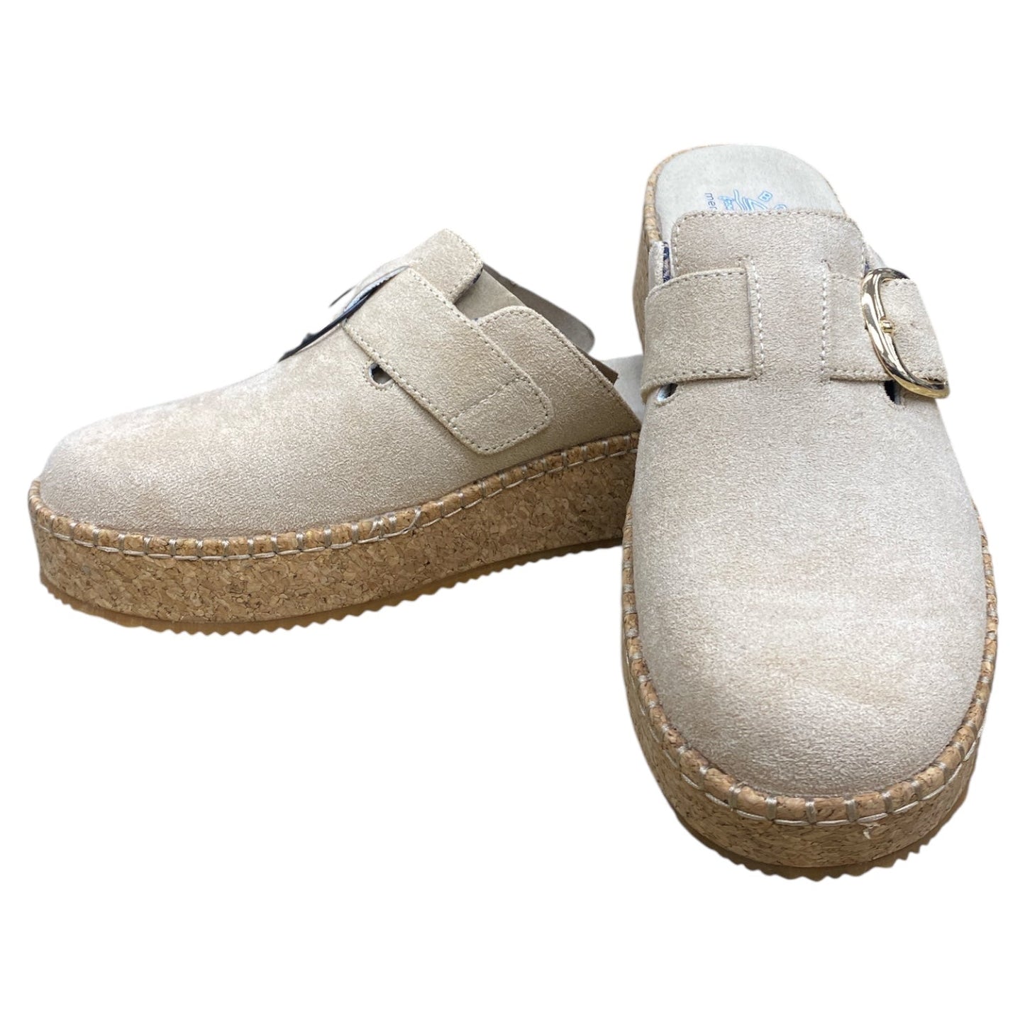 Shoes Heels Platform By Bobs In Beige, Size:11