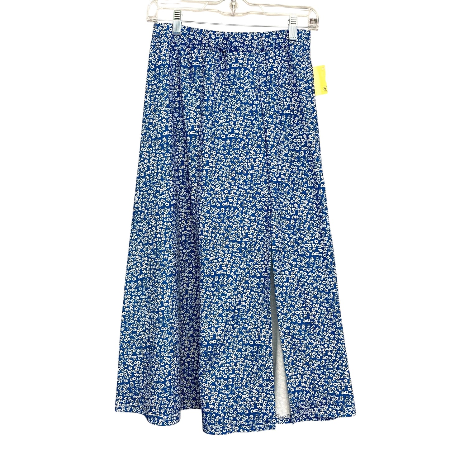Skirt Maxi In Blue & White, Size:M